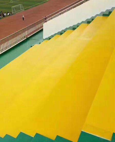 横峰球场台阶翻新修补改造